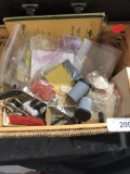 Vintage Fishing  Fly Tying Supplies Box