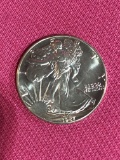 1987  .999  1 oz Silver Eagle $1 Dollar Coin
