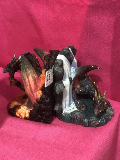 2 Dragon Book Ends