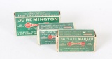 3 Bxs .30 Cal Vintage Ammo