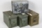 Lot of 4 ammo containers