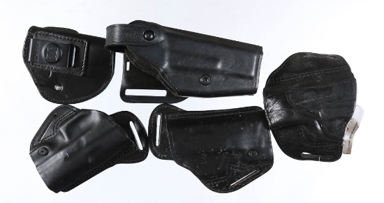 Lot of 5 holsters