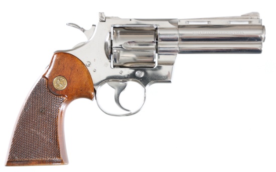 Colt Nickel Python Revolver .357 mag