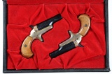 Cased Pair Colt Derringers   .22 short