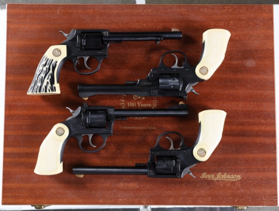 Iver Johnson 100 Year Commemorative Set Revolvers .22 cal