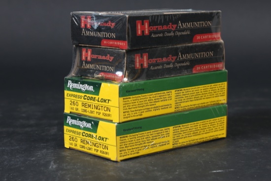 Lot of 4 bxs misc. ammo