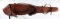 Leather belt & rifle scabbard