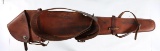 Leather belt & rifle scabbard
