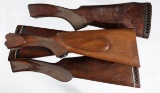 Lot of 4 buttstocks