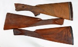 Lot of 3 buttstocks