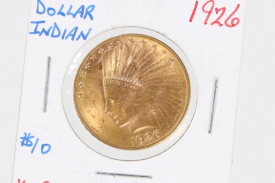 $10 Indian gold coin