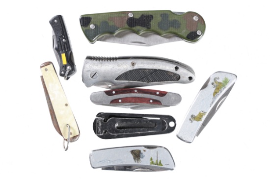 8 Folding Knives