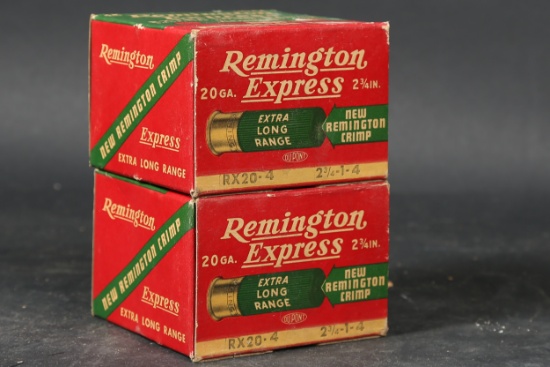 2 bxs Remington Kleanbore 20ga ammo