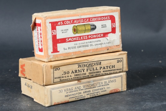 3 Bxs Vintage Ammo