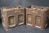 2 British ammo containers