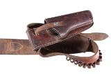 Leather ammo belt