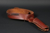 Hunter leather ammo belt