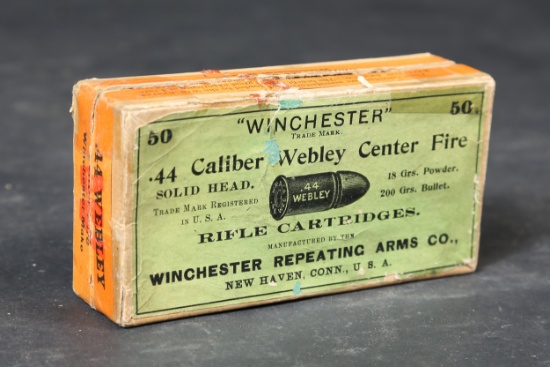 Vintage Winchester .44 Webley ammo