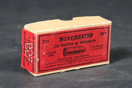 Vintage Winchester .38 S&W ammo