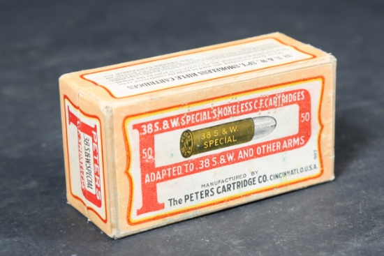 Vintage Peters .38 spl ammo