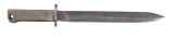 Unmarked bayonet knife