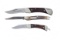 3 small Schrade folding knives