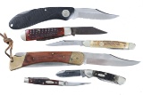 6 Case & Puma folding knives
