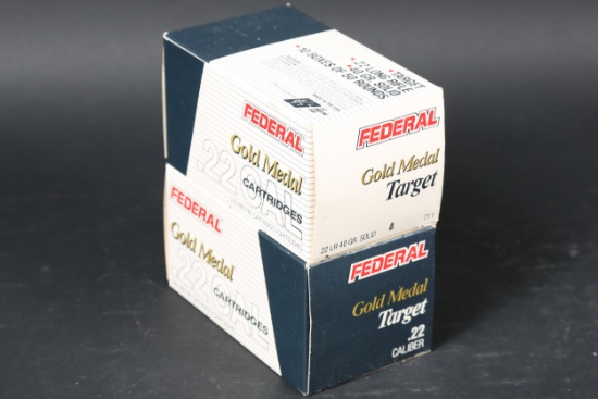 2 bricks Federal .22 lr ammo