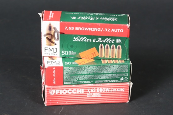 3 bxs .32 ACP ammo