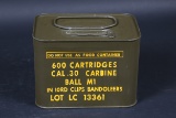 Spam can of .30 carbine ammo
