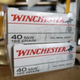 2 bxs Winchester .40 s&w ammo