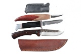 3 Fixed Blade Knives