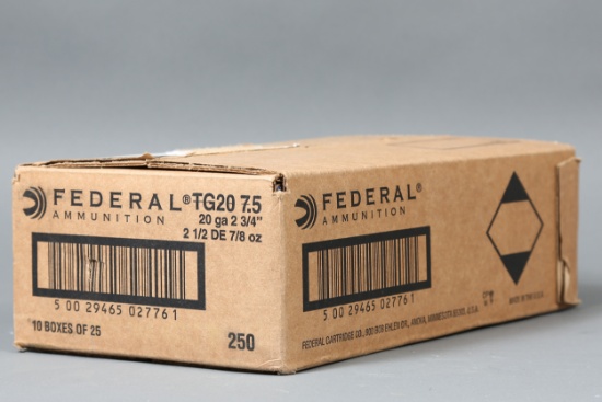 Case of Federal 20ga ammo
