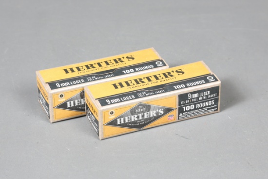 2 bxs 9mm Herter's Ammo