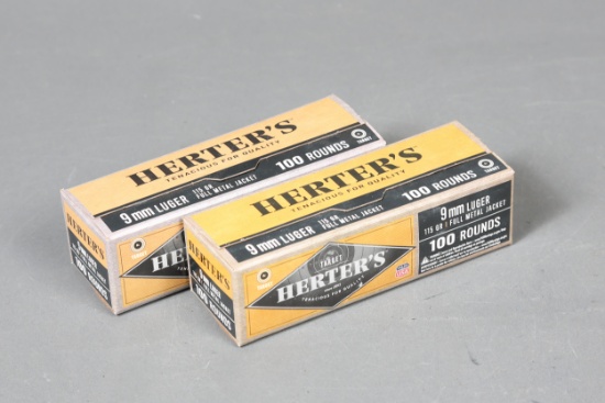 2 bxs 9mm Herter's Ammo