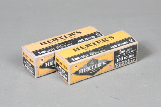 2 bxs 9mm Herter's Ammo