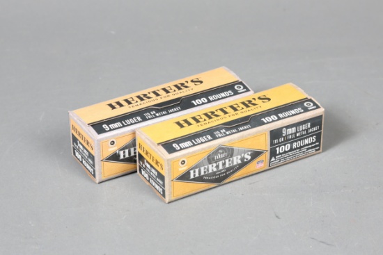 2 bxs 9mm Herter's Ammo