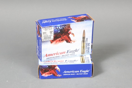 2 bxs .50 BMG American Eagle Ammo