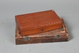 2 Wooden Display Boxes