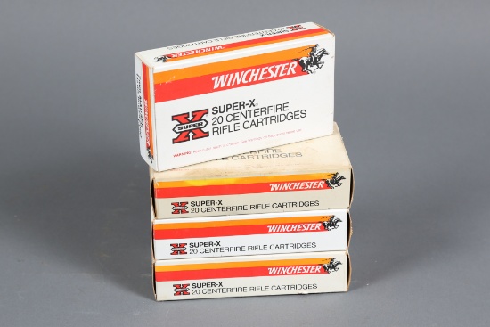 4 Boxes 7mm Mauser Ammo/Brass