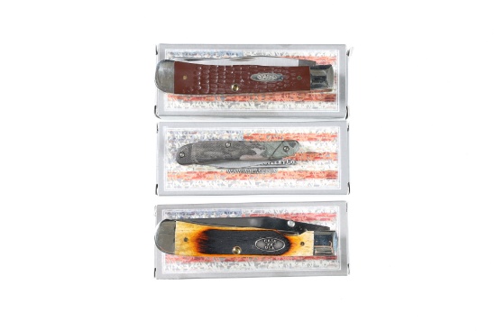 3 Case Folding Knives