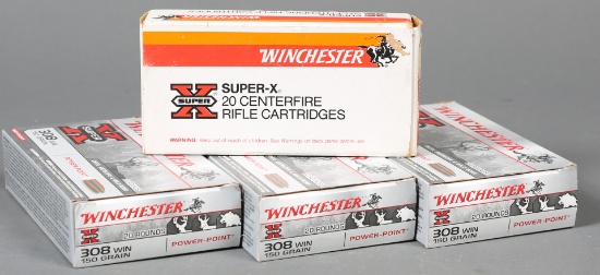 4 bxs Winchester .308 win ammo