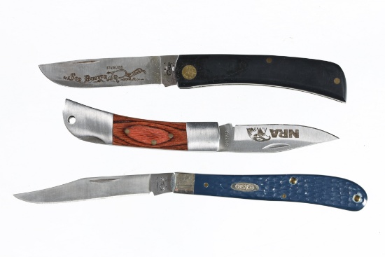 3 folding knives