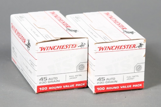 2 bxs Winchester .45 ACP ammo