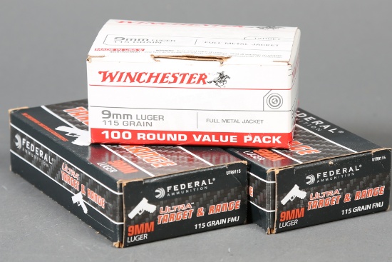 3 bxs 9mm ammo