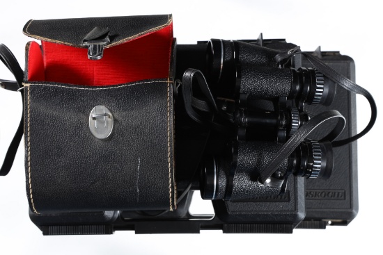 Binoculars and gun cases