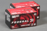 2 bxs Federal 9mm ammo