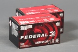 2 bxs Federal 9mm ammo