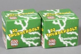 2 LG bxs Remington .22 lr Thunderbolt ammo