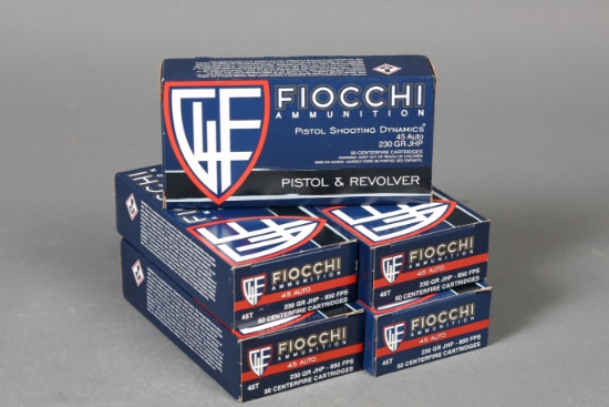 5 bxs .45 ACP Ammo
